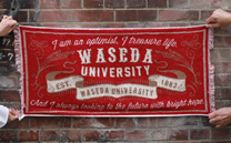 早稲田大学 ミニブランケット (2017)